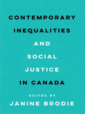 cover image of Contemporary Inequalities and Social Justice in Canada